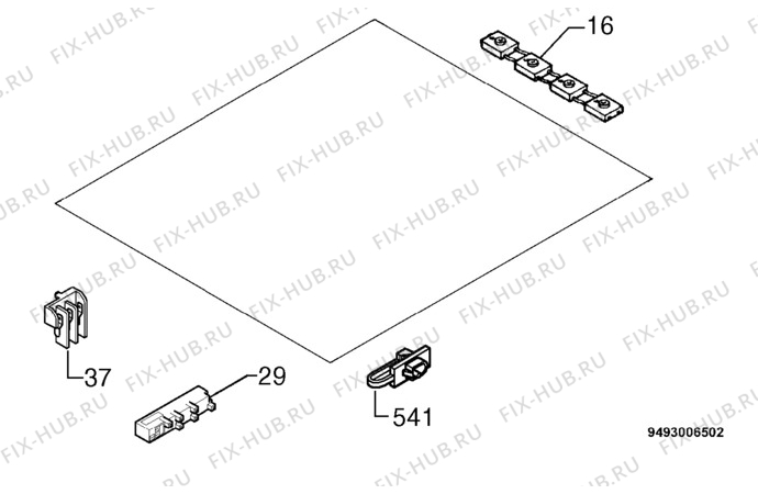 Взрыв-схема плиты (духовки) Zanussi ZGL641T - Схема узла Electrical equipment 268